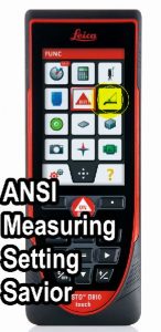 ANSI Laser Measure For Apprasiers